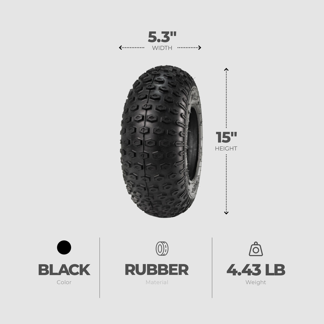 Kenda K290 Scorpion 14.5/7.00 6 Knobby ATV Tire, 2-Ply 160lb Capacity, Tire Only - VMInnovations