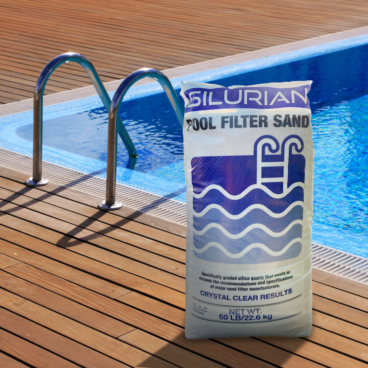 U.S. Silica SILURIAN 20 Grade Pool Filter Sand & Funsicle 12" Sand Filter Pump