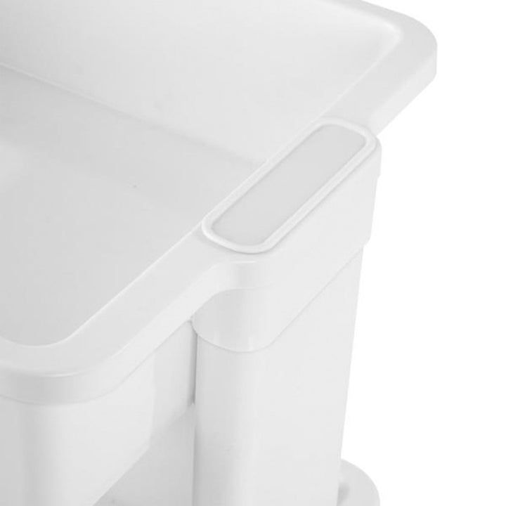 Sterilite 3 Tier Utility Rolling Organization Cart Portable Storage Bins, 3 Pack - VMInnovations