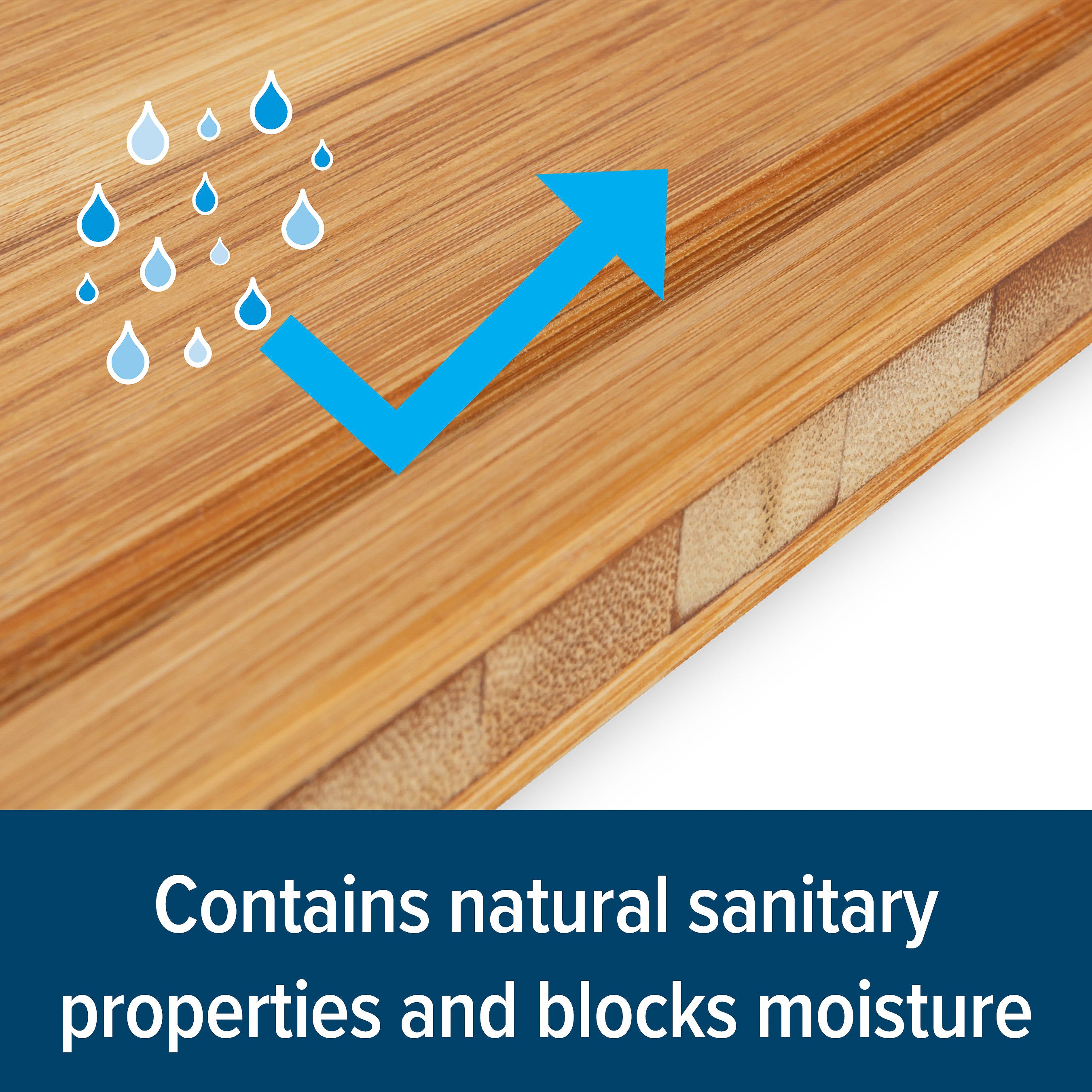 Camco Bamboo Cutting Board, 18 x 14 x 1 3/4 In, Durable Kitchen Essential, Brown - VMInnovations