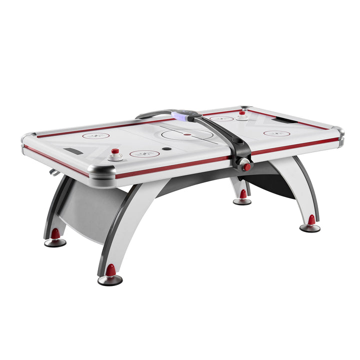 Rally and Roar Air Hockey 84 Inch Table with LED Scorer, Indoor Arcade Game - VMInnovations