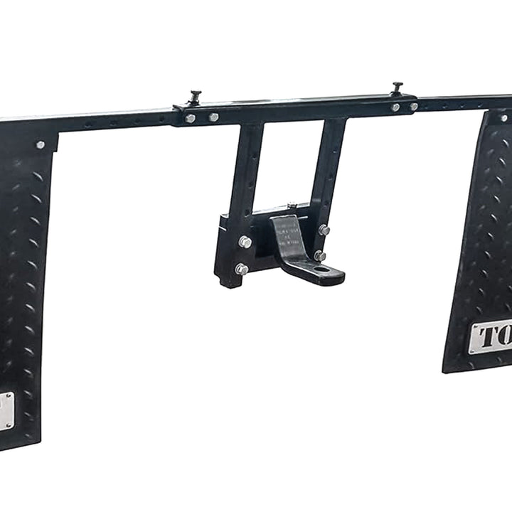 Tow Tuff Universal Mounts Adjustable Mud Flaps, Works with 2.5β Receiver Hitches - VMInnovations