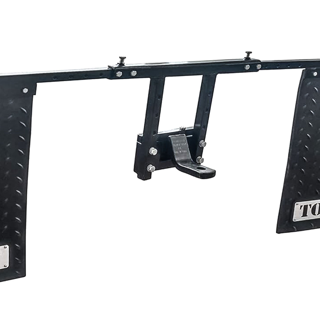 Tow Tuff Universal Mounts Adjustable Mud Flaps, Works with 2.5β Receiver Hitches - VMInnovations
