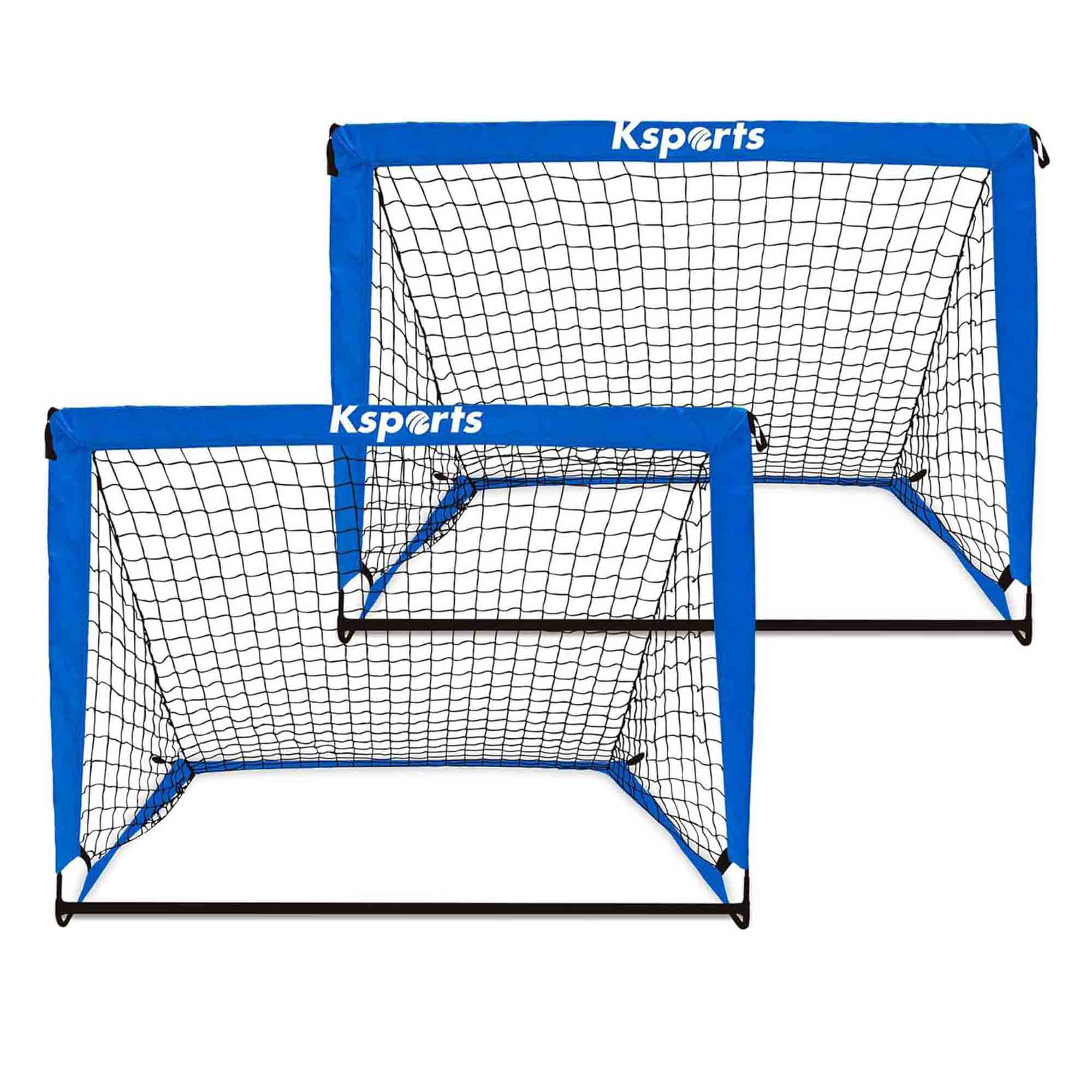 Ksports Squad Outdoor Portable Soccer Goal Set Kids Training Equipment, 4 x 3'