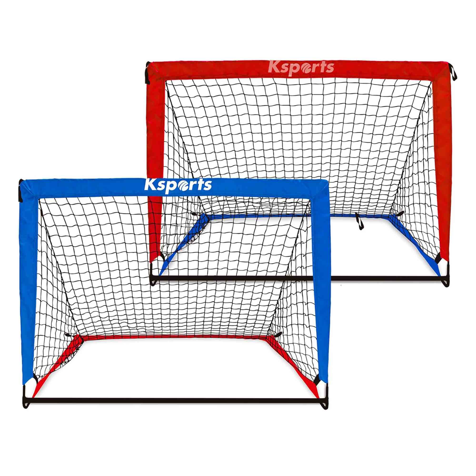 Ksports Squad Outdoor Portable Soccer Goal Set Kids Training Equipment, 4 x 3'