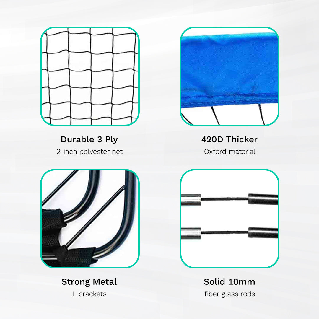 Ksports Squad Outdoor Portable Soccer Goal Set Kids Training Equipment, 6' x 4'