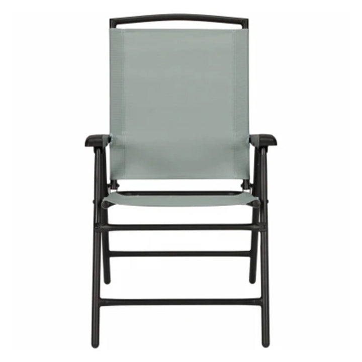 Four Seasons Courtyard Sunny Isles Outdoor Folding Lounge Chairs, 4 Pack, Green - VMInnovations