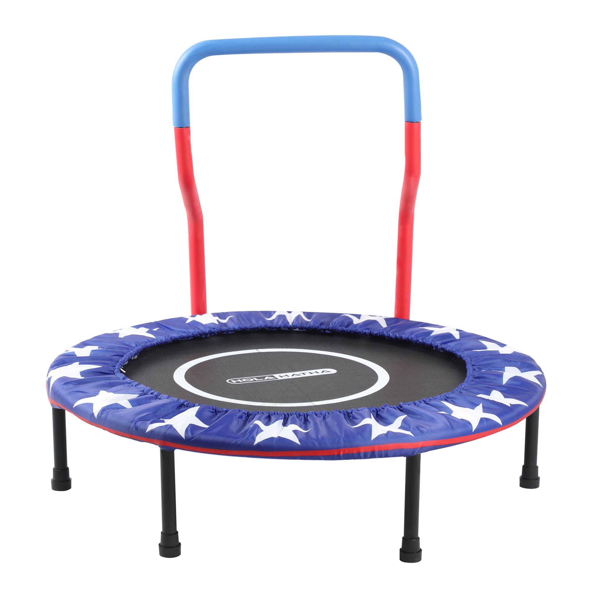 HolaHatha Kids Trampoline with Handle, Mini Indoor/Outdoor Rebounder, 3 Foot - VMInnovations