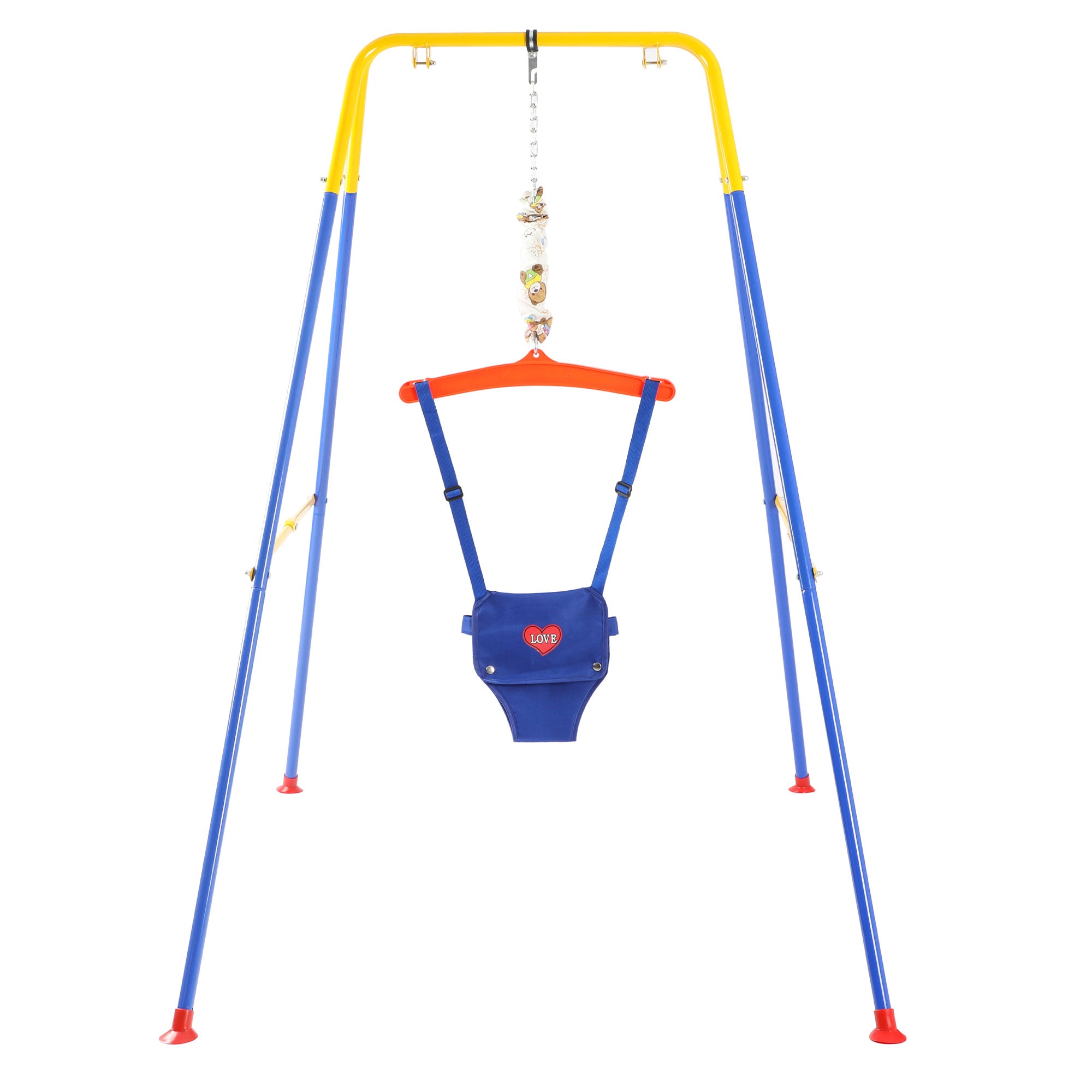HolaHatha 3 in 1 Toddler Swing Set with adjustable Rope, and Removable Seat - VMInnovations