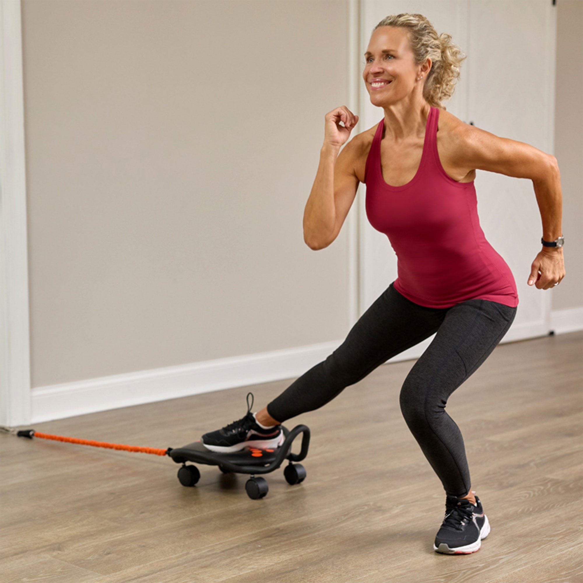 AB Dolly Core Fitness Ab Exercise Workout Equipment & Resistance Bands(Open Box) - VMInnovations