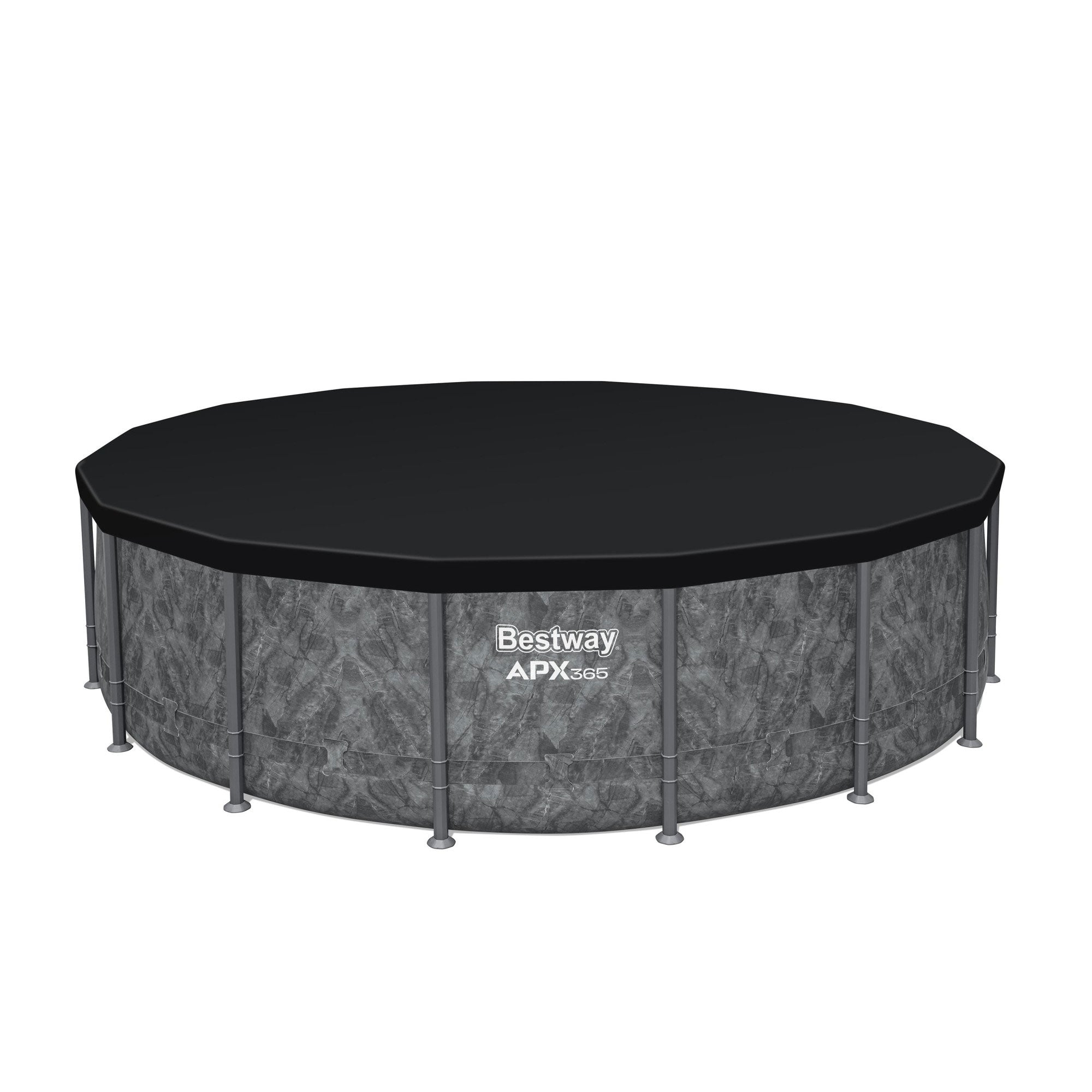 Bestway APX 365 16' x 48" Above Ground Swimming Pool w/ Pump & Ladder(For Parts)