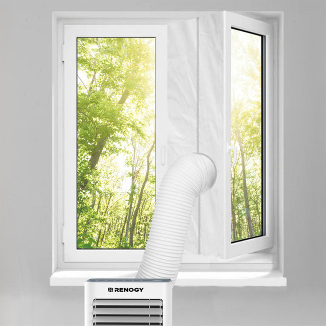 Renogy Window Seal Kit with Tape for Portable Home Air Conditioner Units, White - VMInnovations