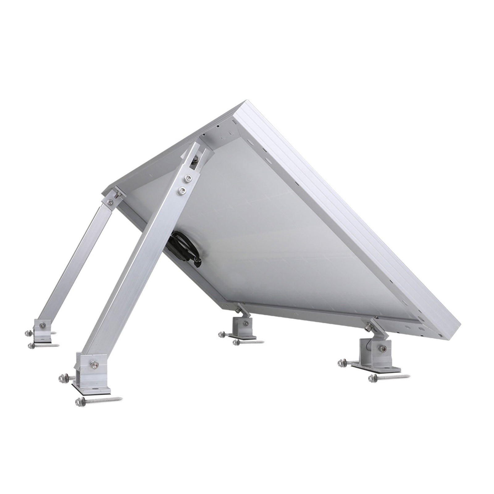 HQST Adjustable Solar Panel Tilt Mounting Brackets, 30” for 200W Panels, White - VMInnovations