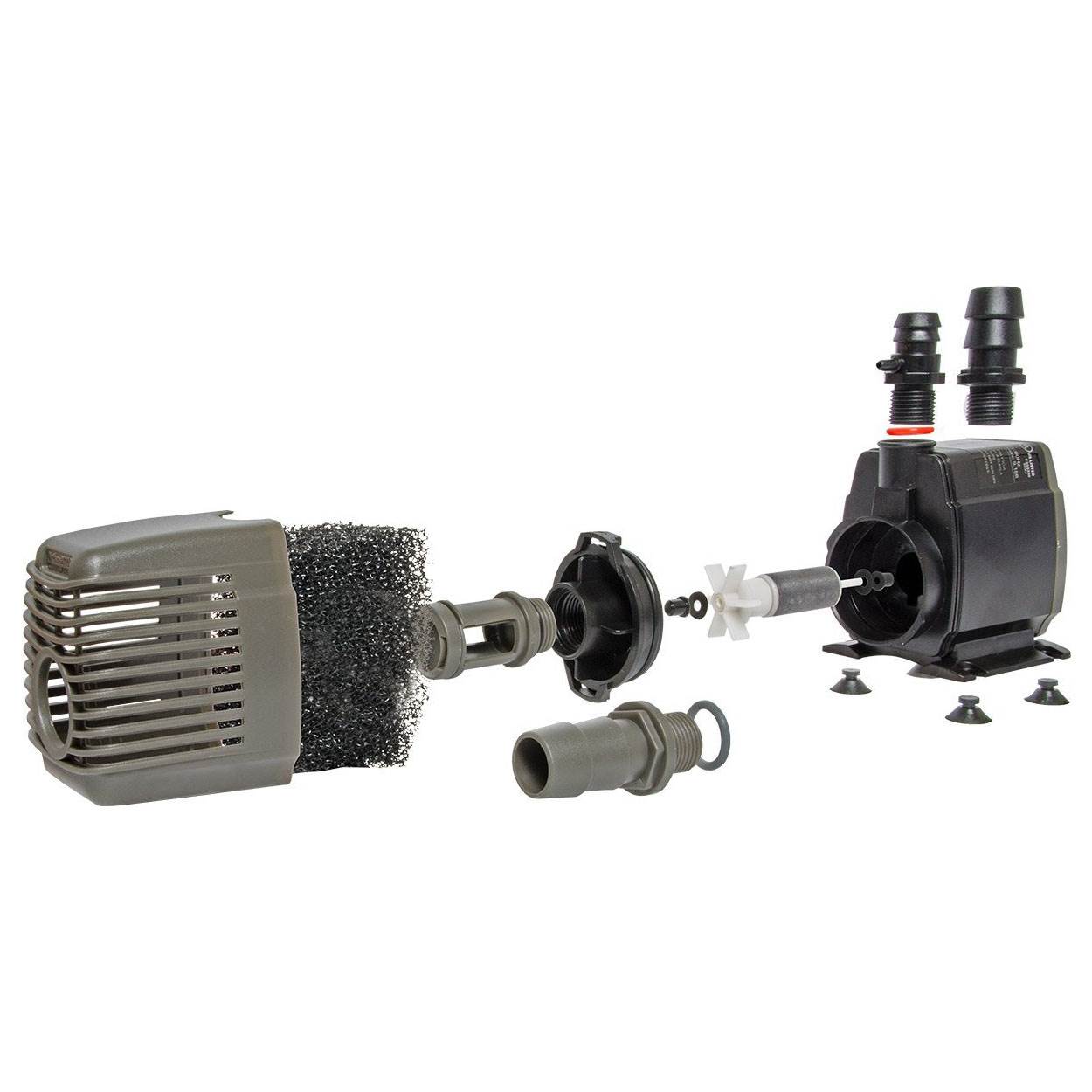 Hydrofarm AAPW550 Active Aqua 550GPH Submersible Hydroponics Water Pump (2 Pack) - VMInnovations