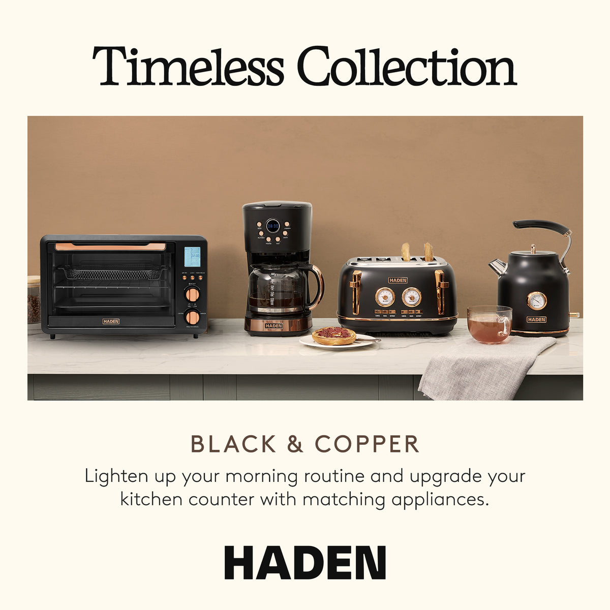 Haden Countertop 6 Slice Toaster Oven Air Fryer Combo for Kitchen (For Parts)