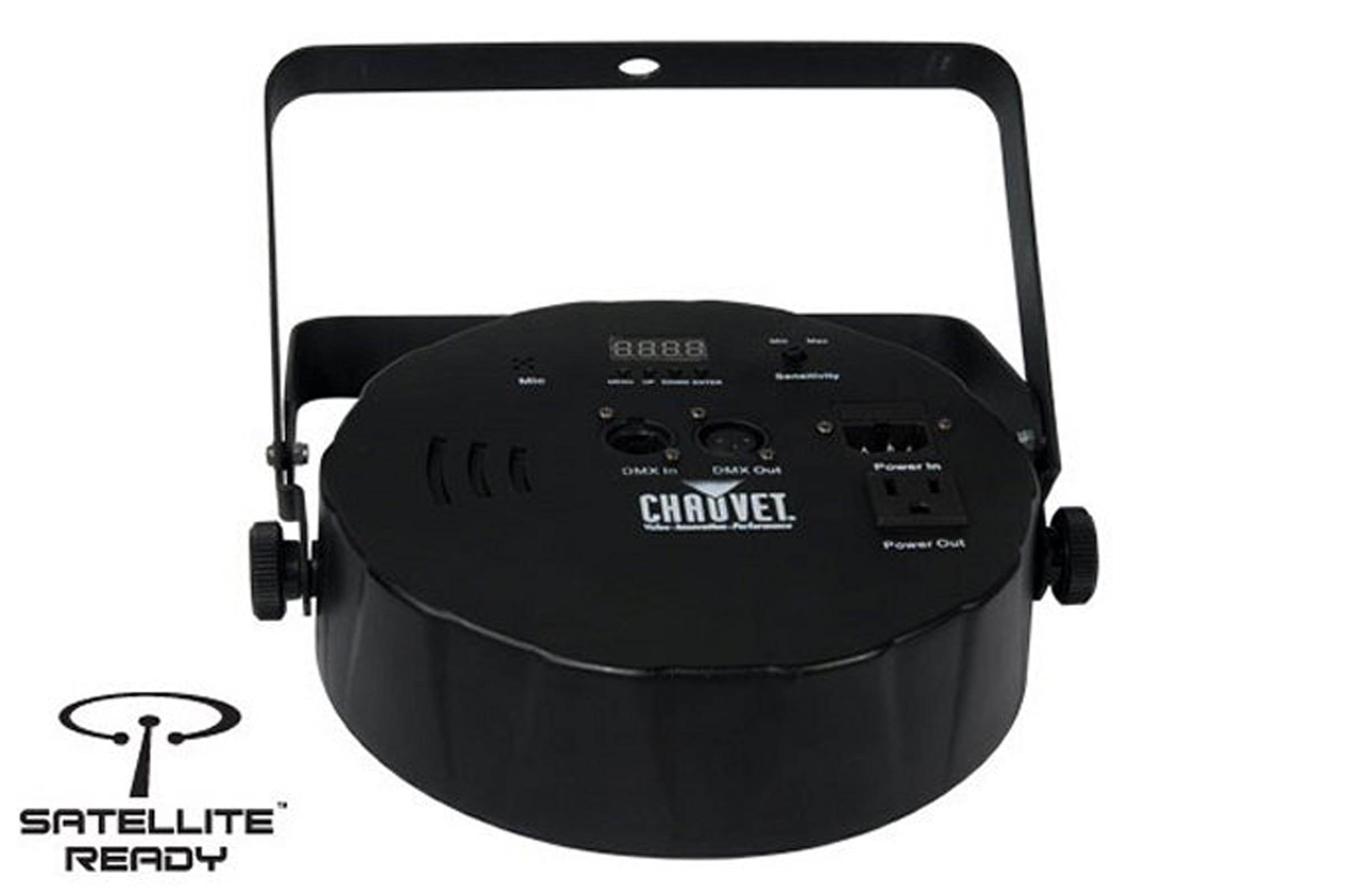 Chauvet SlimPar 64 LED Par Can Lights (8 Pack) & Obey 3 Controller + Cables
