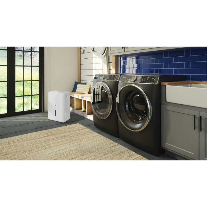 GE 35Pt Dehumidifier for Home Basement & Bathroom, White (Refurbished) - VMInnovations
