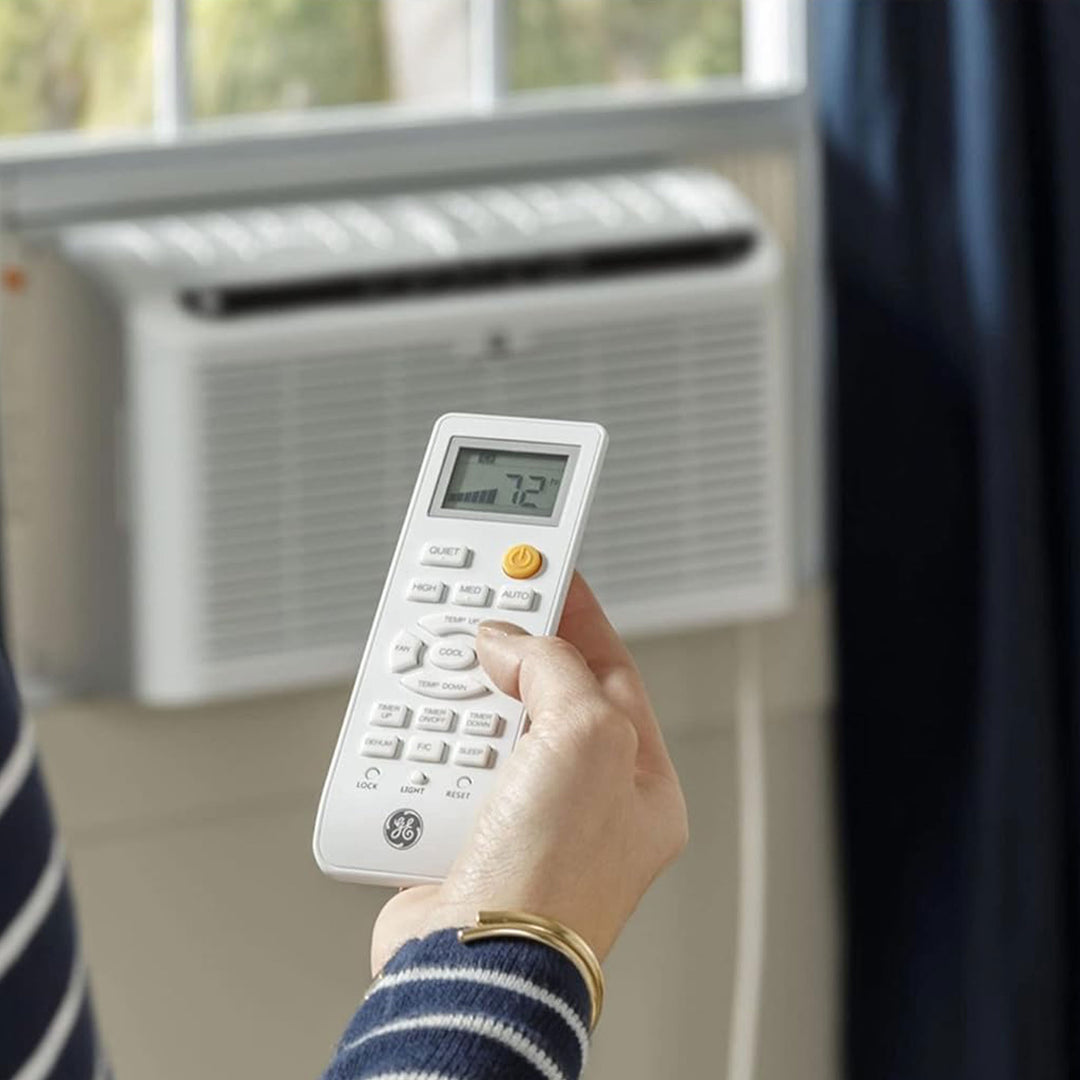 GE Quiet Window Air Conditioner Dehumidifier, White (Certified Refurbished) - VMInnovations