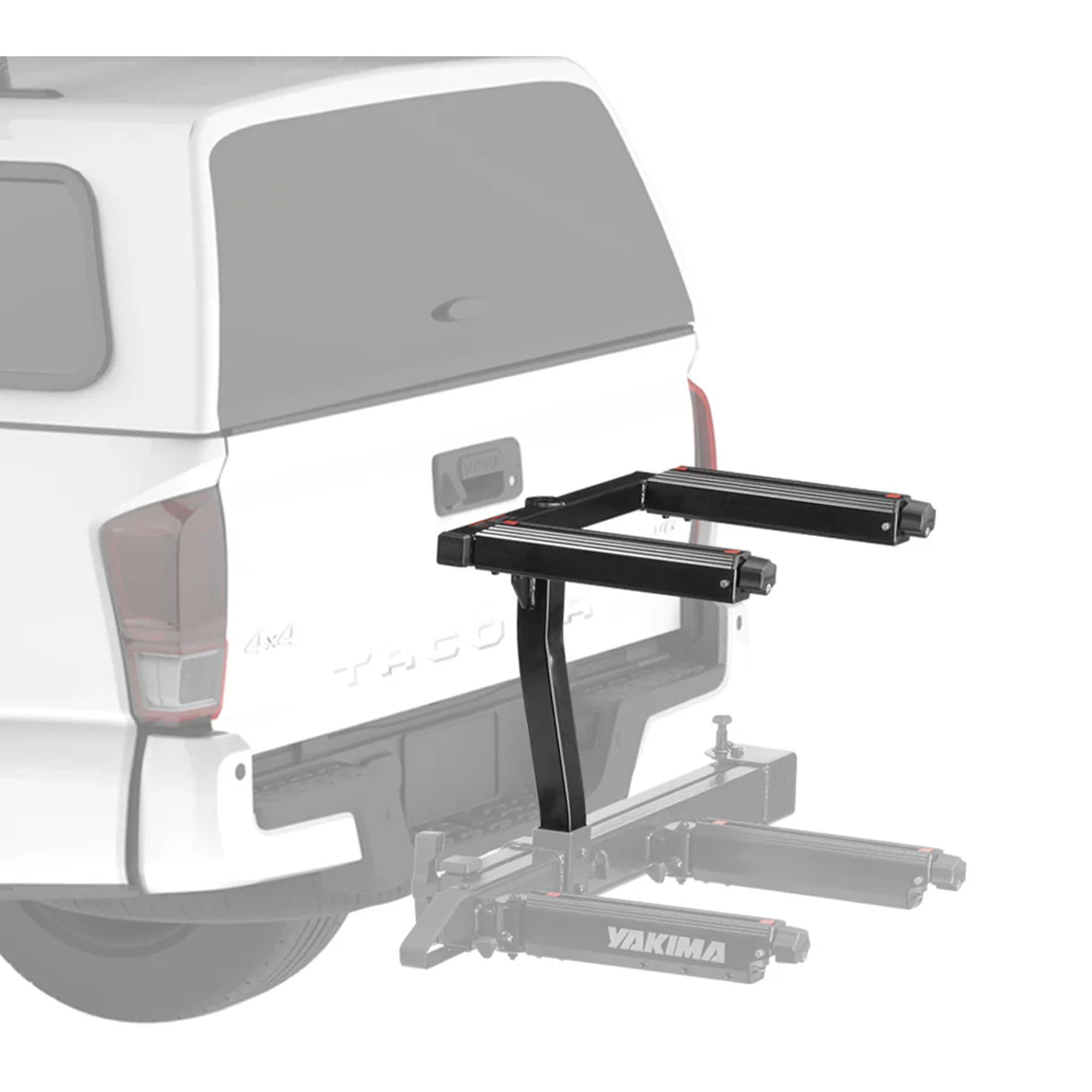 Yakima EXO TopShelf 2nd Level 2 SKS Lock Hitch Base Rack Storage, 2 Pack, Black
