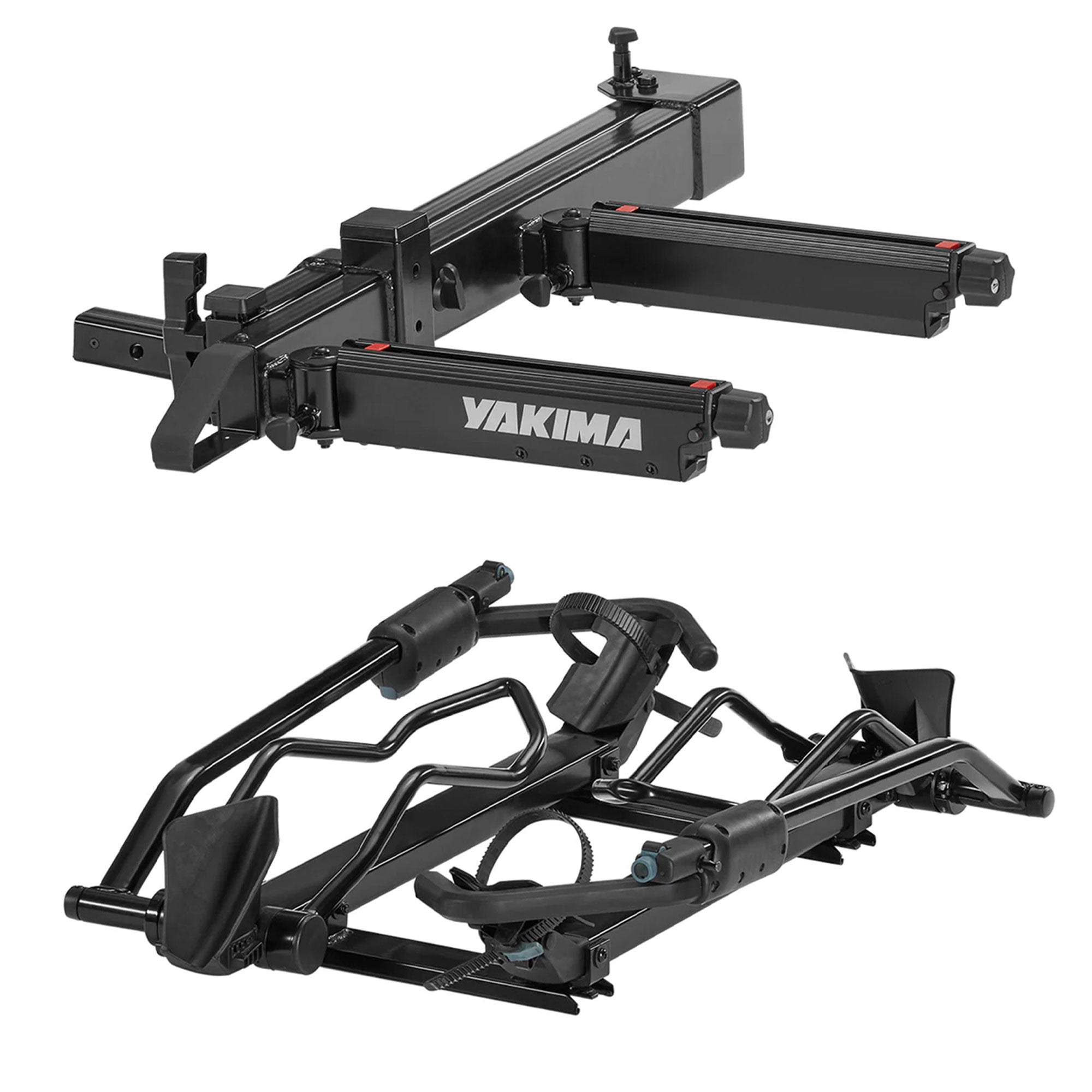 Yakima EXO SwingBase 2" Hitch Base Rack Storage System Bundled with EXO DoubleUp