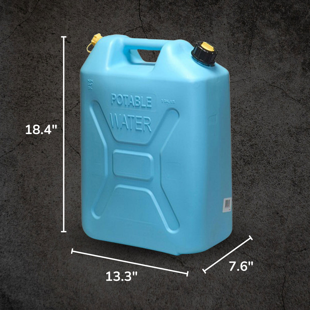 Scepter 5 Gal Military Style Water Can Container with Reversible Spout, 8 Pack - VMInnovations