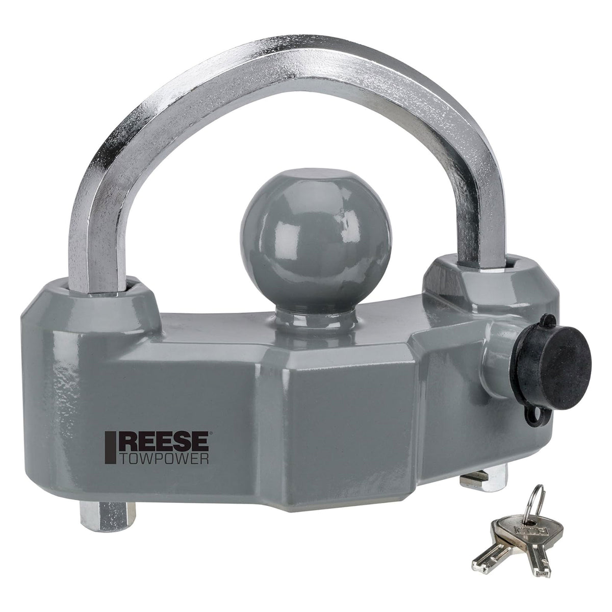 Reese Towpower Trailer Coupler Lock with Universal Fit and Heavy Duty Design