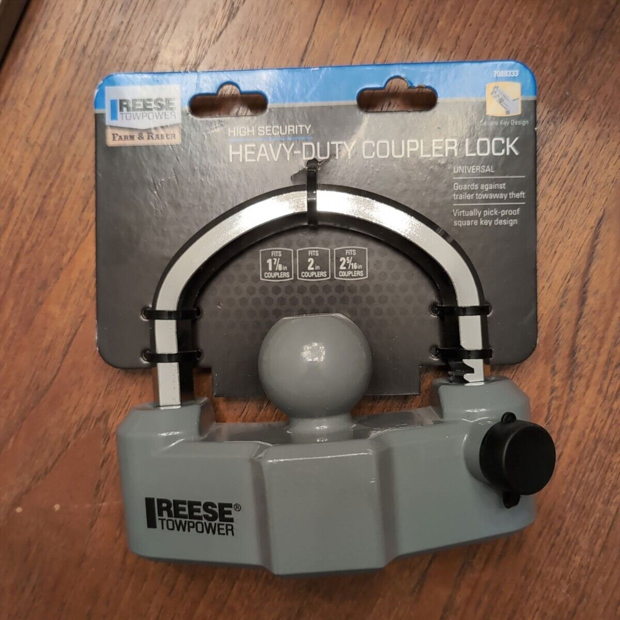 Reese Towpower Trailer Coupler Lock with Universal Fit (Open Box) - VMInnovations
