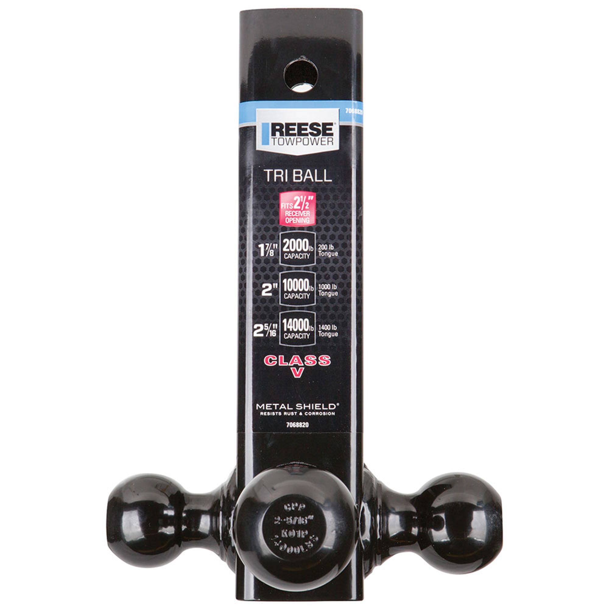 Reese Tri Ball Mount, 2.5" Shank, 2" Drop, 1-7/8", 2", 2-5/16" Balls (Used) - VMInnovations