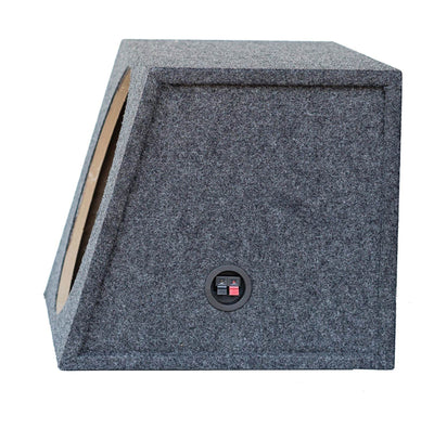 NEW QPOWER Heavy Duty Sealed Front-Angle Single 15" Subwoofer Enclosure Sub Box