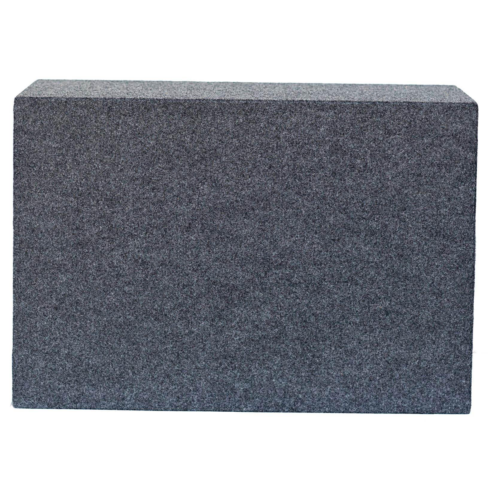 QPOWER Sealed Front-Angle Single 15" Subwoofer Enclosure Sub Box (Open Box)