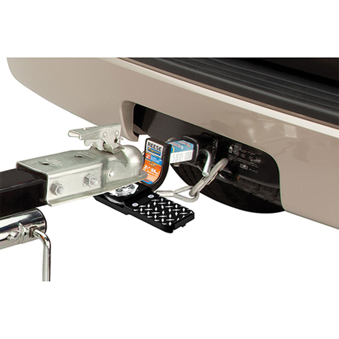 Reese Towpower Trailer Hitch Ball Mount Step with Cast Aluminum Construction - VMInnovations