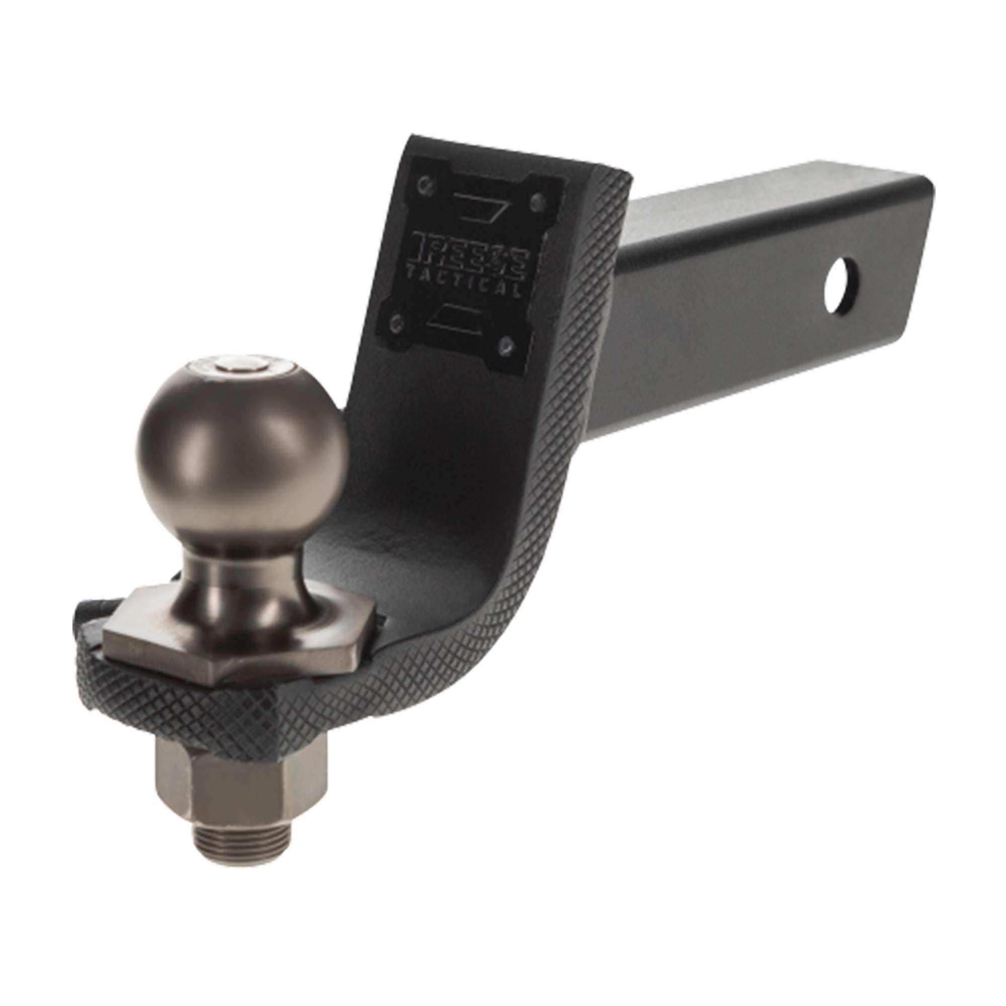 Reese Towpower Interlock Tactical Trailer Hitch Ball Mount Starter Kit, Black - VMInnovations