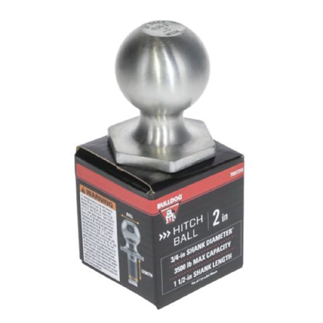 Bulldog Interlock Trailer Hitch Ball with 3,500 Pound Capacity for Automotive - VMInnovations