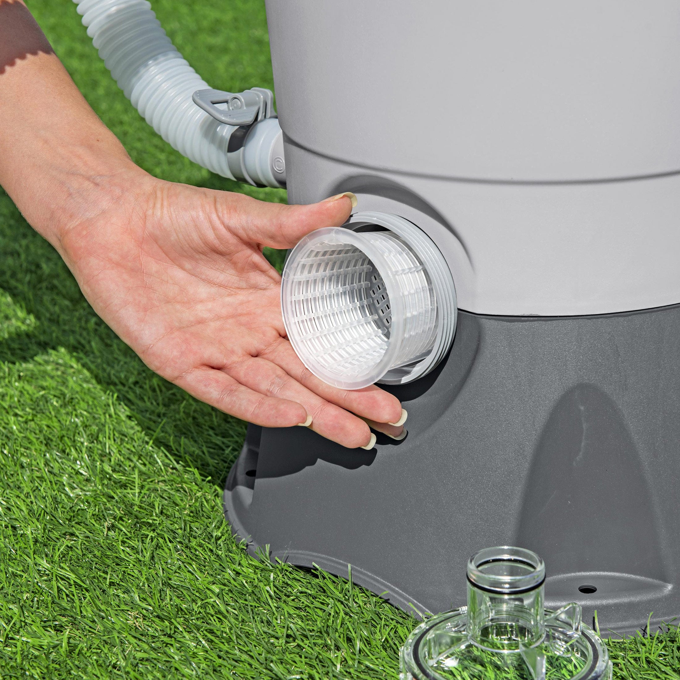 Bestway 950 Gallon Sand Filter Pump for Above Ground Outdoor Swimming Pools - VMInnovations