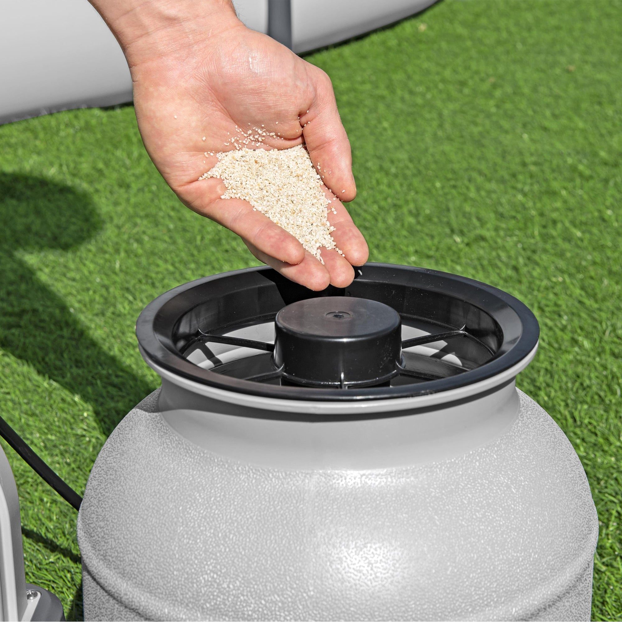 Bestway 1,500 Gal Sand Filter Pump for Above Ground Swimming Pools (Open Box) - VMInnovations