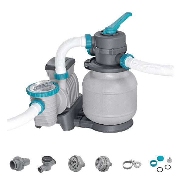 Bestway 1,500 Gal Sand Filter Pump for Above Ground Swimming Pools (Open Box)