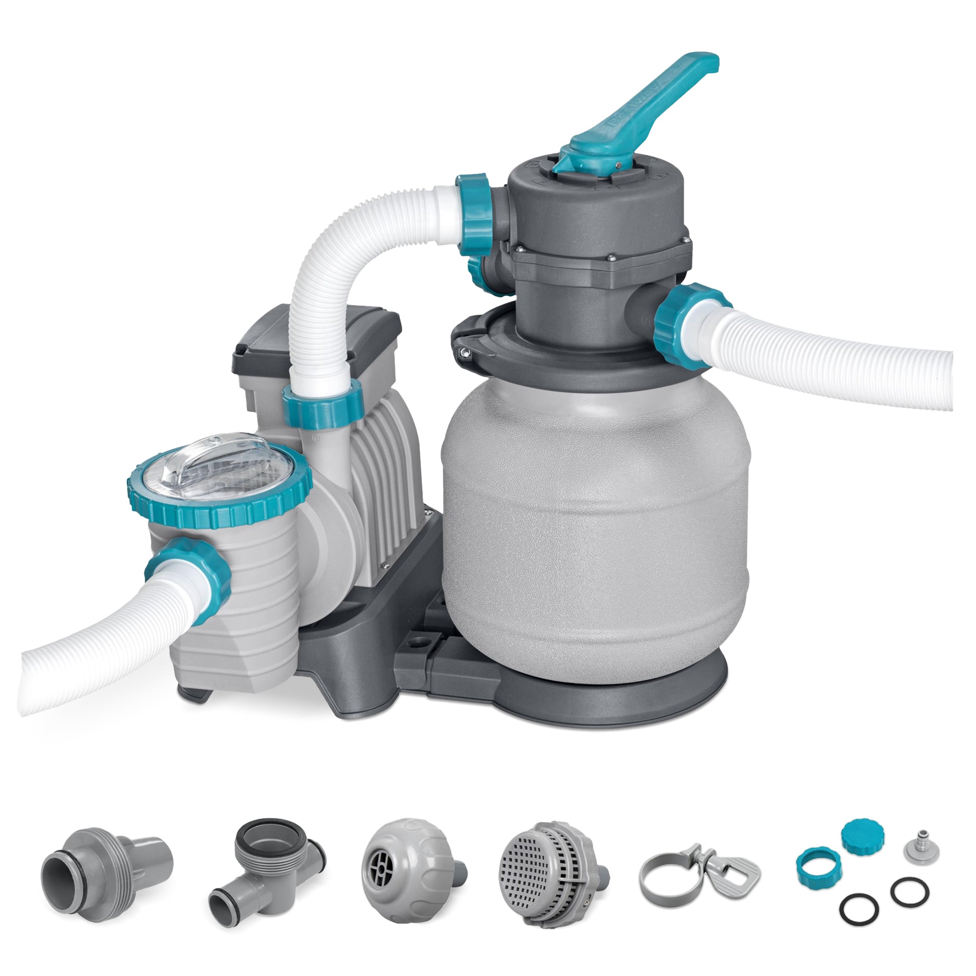Bestway 1,500 Gal Sand Filter Pump for Above Ground Outdoor Swimming Pools(Used)