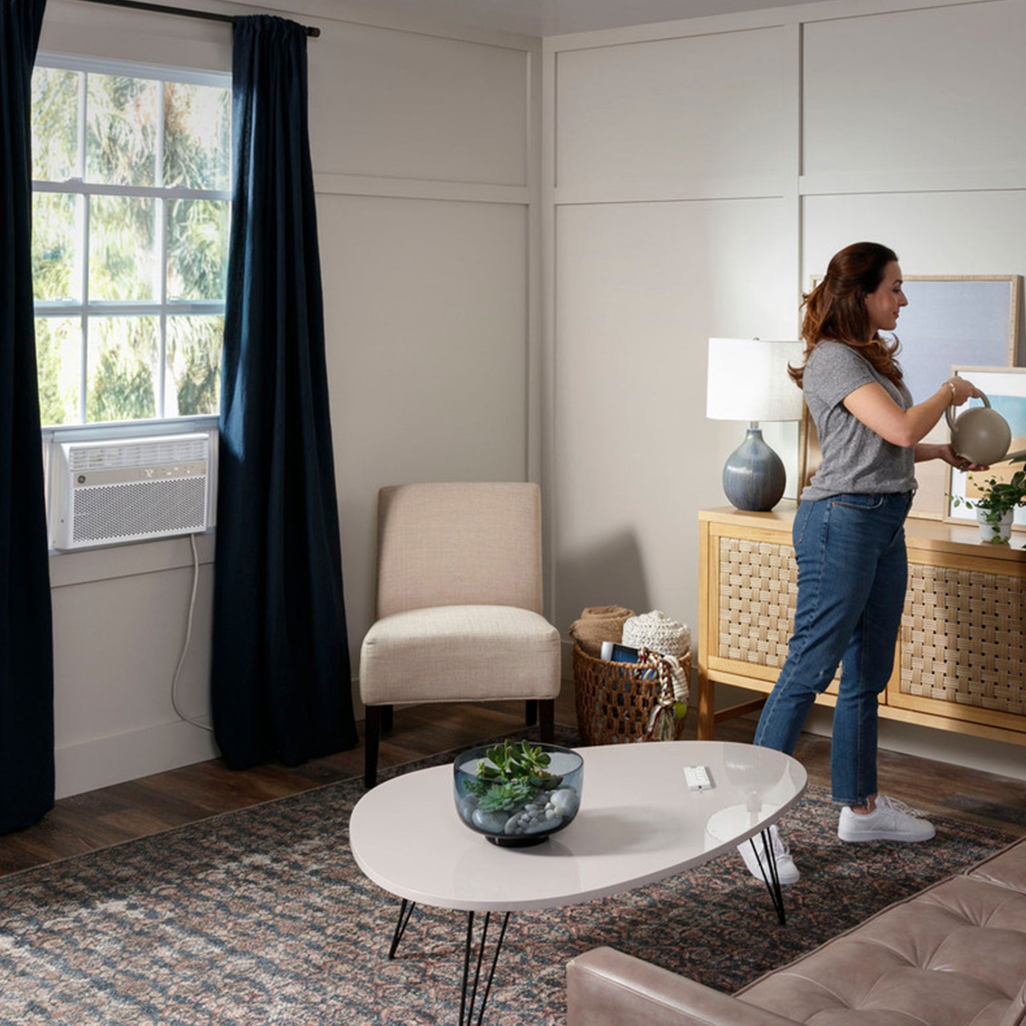 GE 12000BTU Window Air Conditioner Covers up to 550 SqFt (Certified Refurbished) - VMInnovations