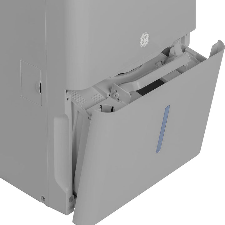 GE Portable 50 Pt Smart Dehumidifier Built In Pump, Gray (Certified Refurbished) - VMInnovations