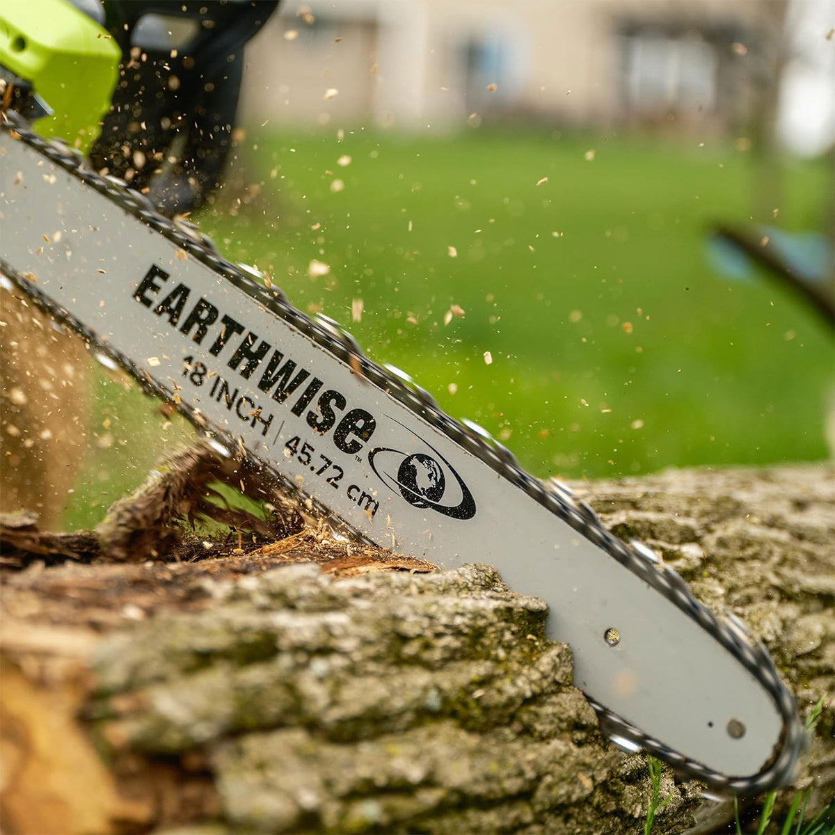 Earthwise Power Tools 8 Inch 15 Ampere Corded Electric Chainsaw with Handle