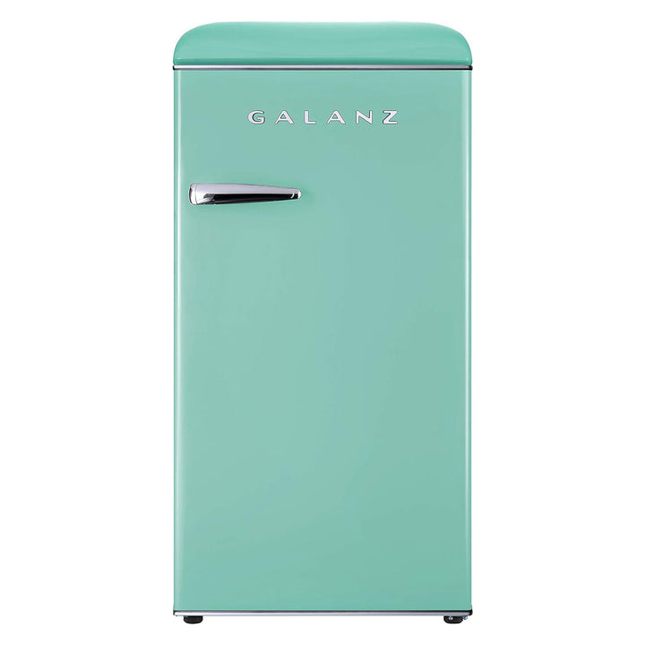 Galanz Retro Energy Efficient Compact Refrigerator w/Freezer, 3.3 Cu Ft, Green - VMInnovations