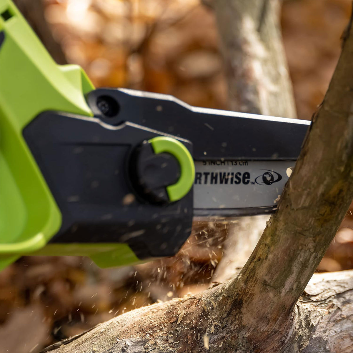 Earthwise Power Tools 20 Volt 5 Inch Mini Pruning Saw with Battery Power Source