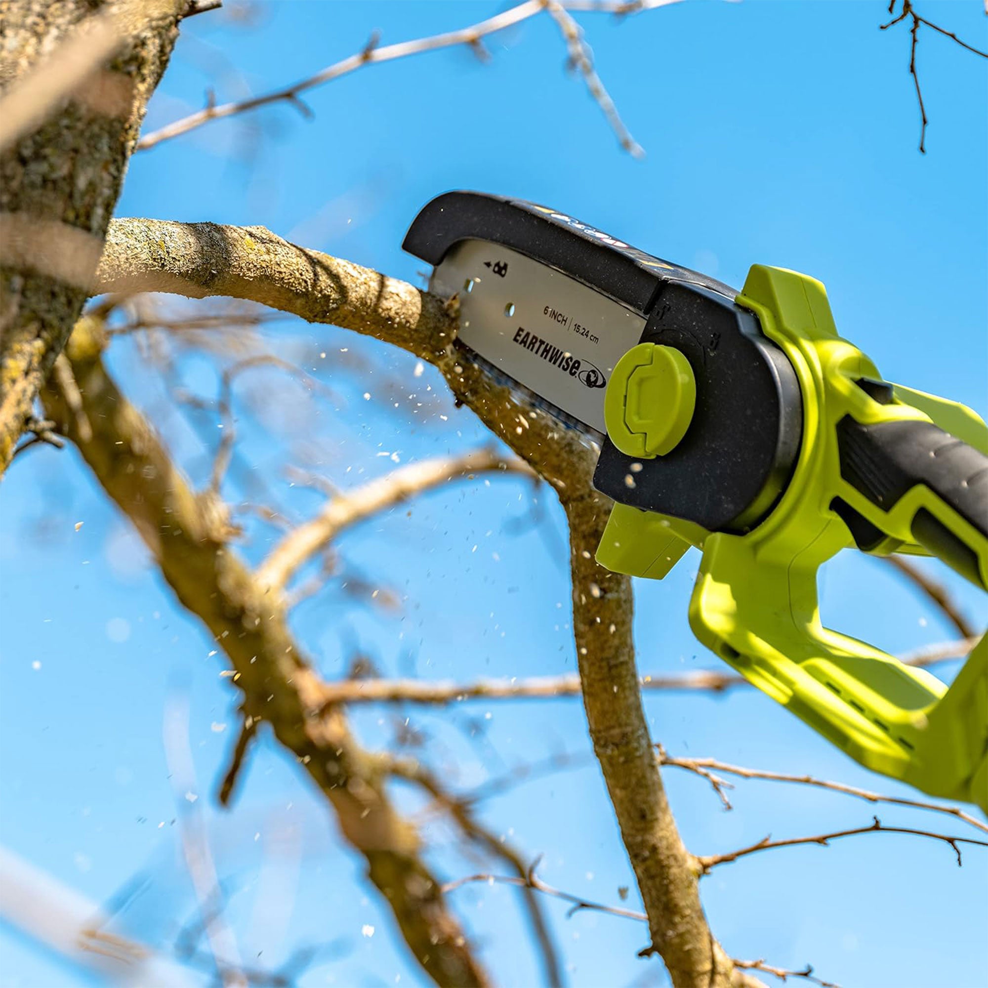 Earthwise Power Tools 16" Cordless Mini Pole Chainsaw w/Battery Included (Used) - VMInnovations