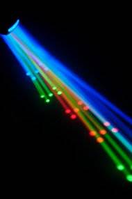 CHAUVET DERBY X RGB DMX Pro DJ Club Effect Strobe Light + BOB-LED Flame Light
