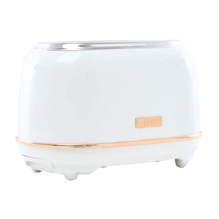 Haden Heritage 2 Slice Wide Slot Toaster & Electric Water Kettle, Ivory & Copper - VMInnovations