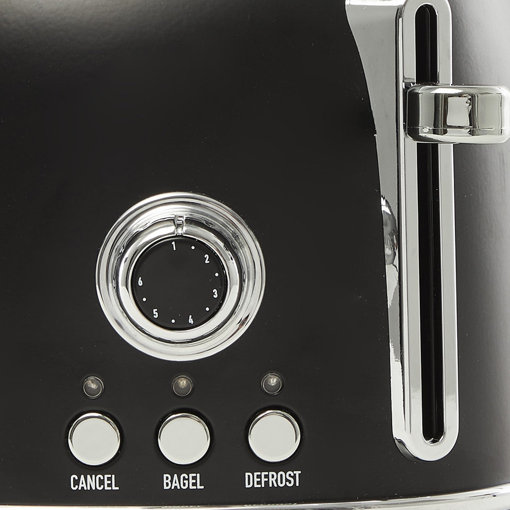 Haden Heritage 2 Slice Wide Slot Toaster & Electric Water Kettle, Black & Chrome - VMInnovations