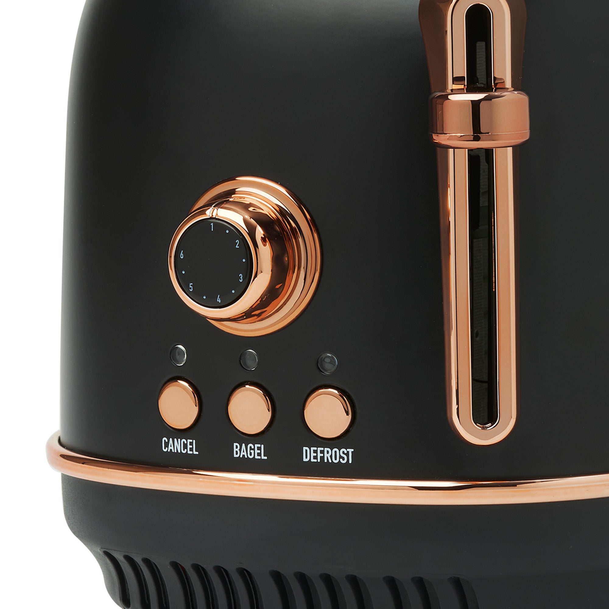 Haden Heritage 2 Slice Wide Slot Toaster & 12 Cup Coffee Maker, Black & Copper
