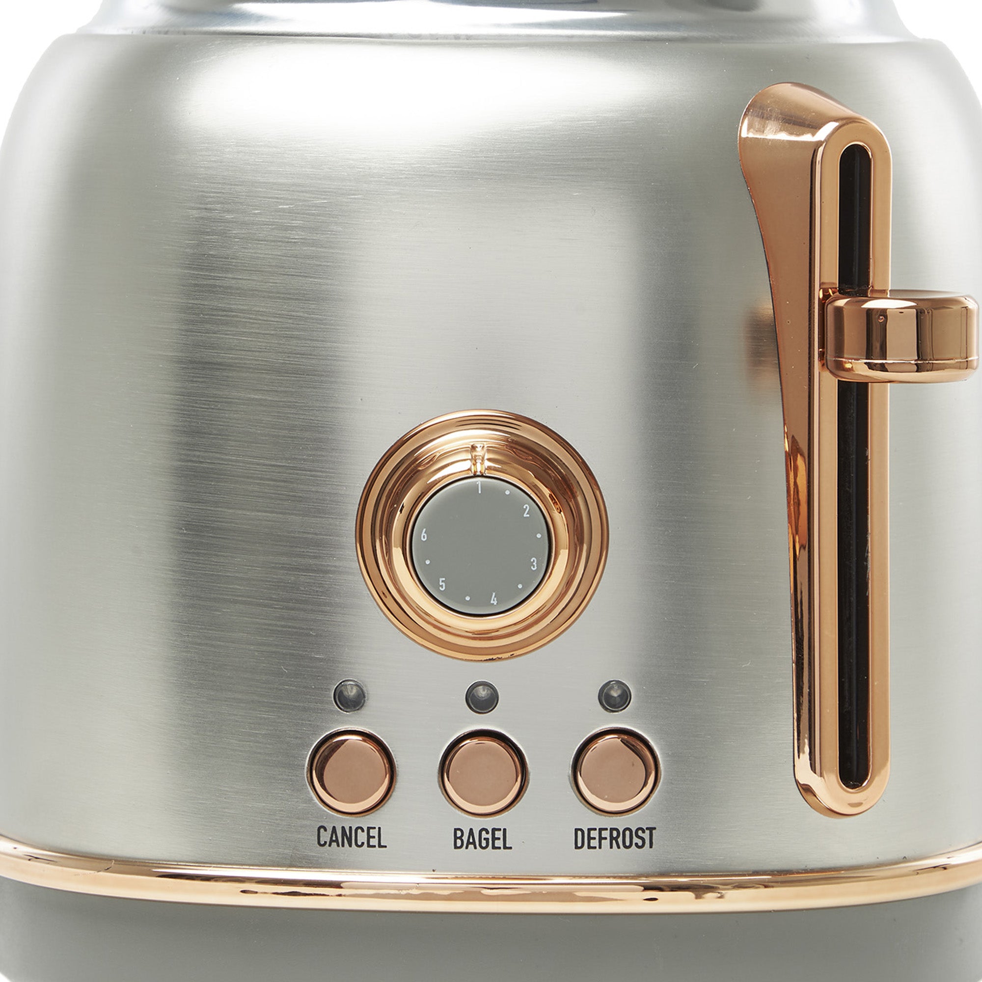 Haden Heritage 2 Slice Wide Slot Toaster & Electric Water Kettle, Steel & Copper