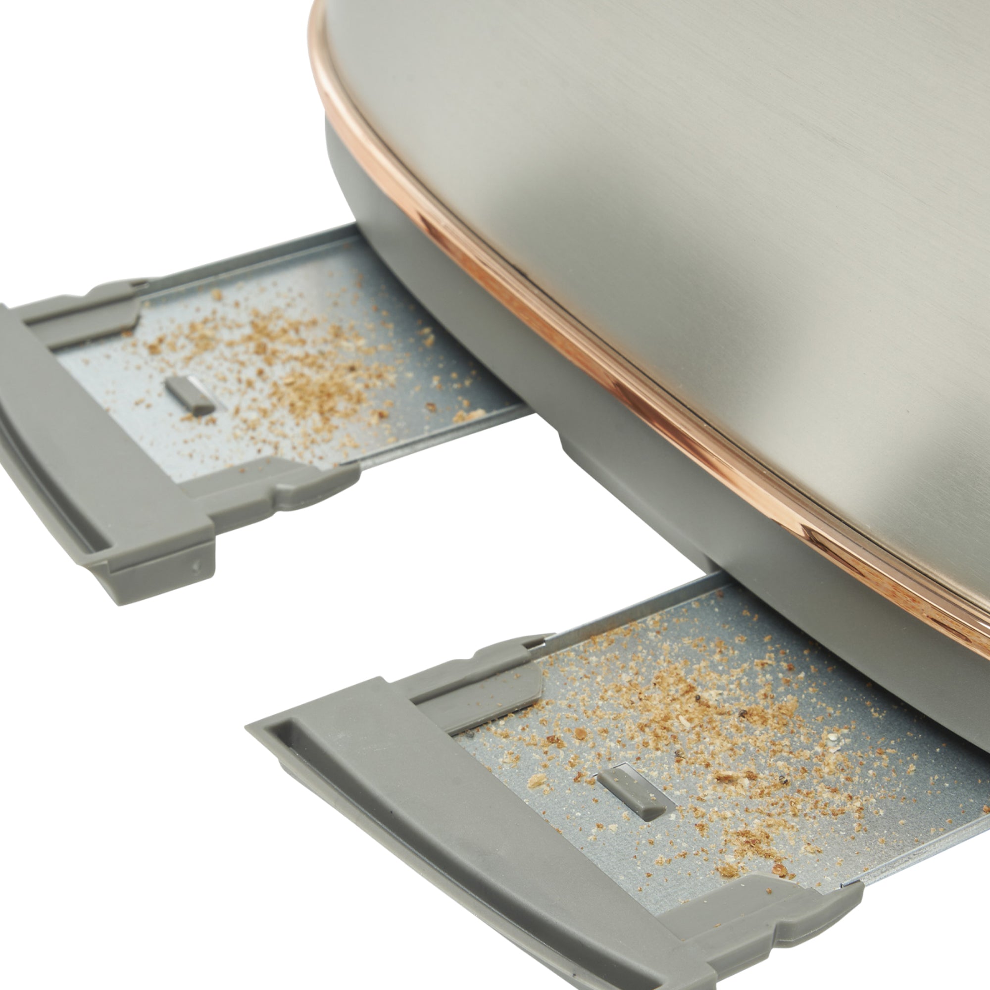 Haden Heritage 4 Slice Wide Slot Toaster & Electric Water Kettle, Steel & Copper - VMInnovations