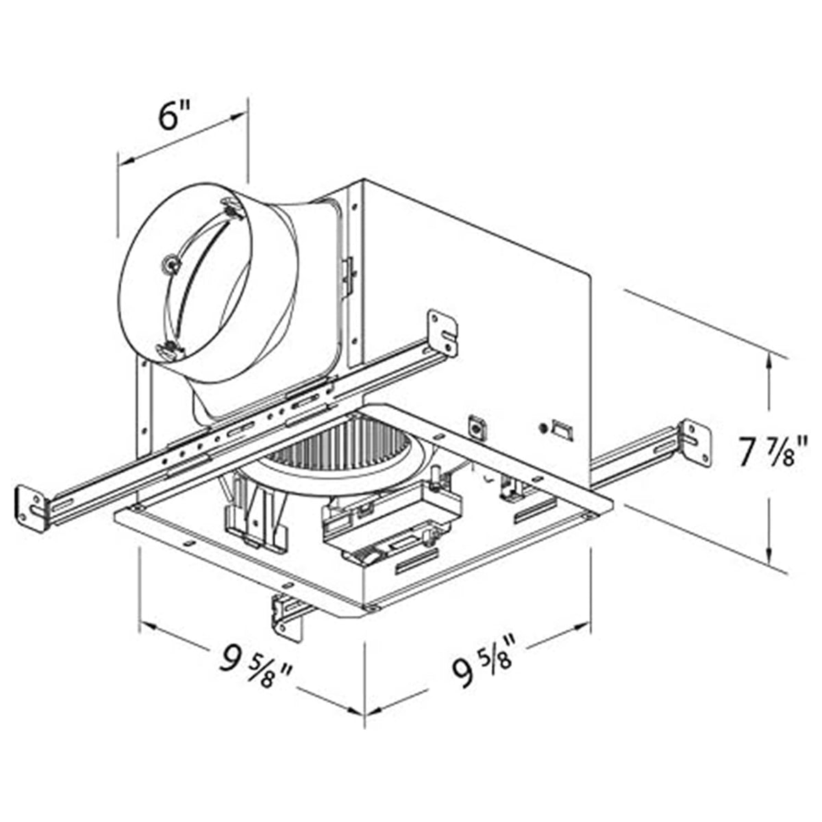 Delta Breez Exhaust Fan w/ Motion & Humidity Sensor, 80/110 CFM, White(Open Box)